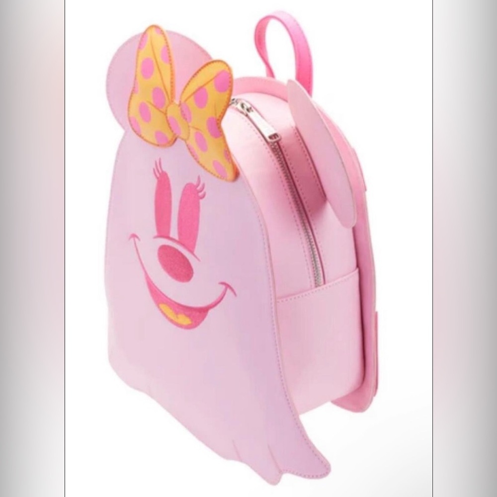 Loungefly Pastel Ghost Minnie Mouse
Glow-in-the-Dark Mini Backpack NWT - Picture 3 of 5